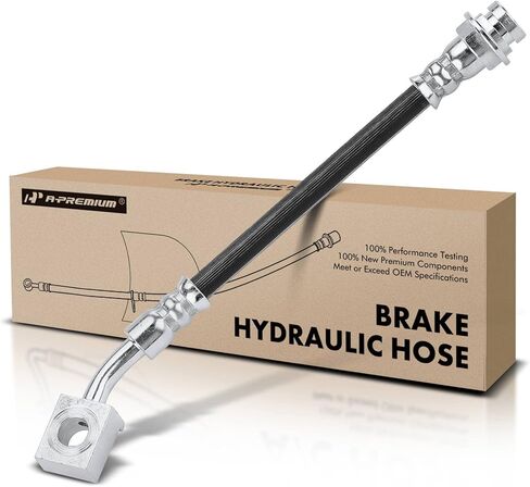 A-Premium Rear Passenger Outer Brake Hydraulic Hose Compatible with Chevy, Pontiac and Saturn Models - Cobalt 2005-2008, HHR 2008-2010, G5 2007-2010, Pursuit 2006, Ion 2004-2007 - Replace# 22720049 in Saudi Arabia