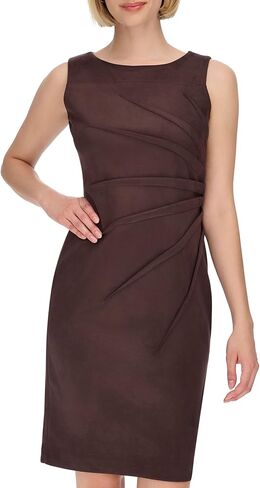 Calvin Klein Women's Sleeveless Sheath Dress with Starburst Detail in Saudi Arabia