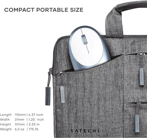 Satechi Mouse for MacBook Pro – M1 Wireless Mouse with Rechargeable Type C Port – Bluetooth Mouse for Mac, Mac Mini, iMac Pro/iMac, iPad Pro M2, iPad Pro/Air M1 M2 & More - Blue in Kuwait