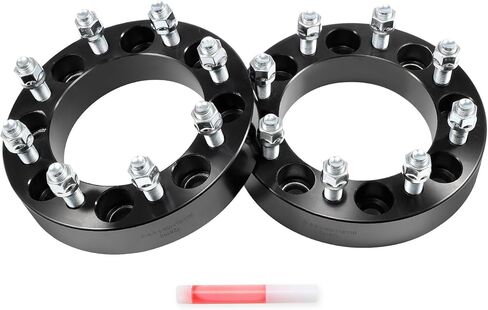 SCITOO 2pcs Wheel Spacers 1.5" 8x6.5 Bore 130mm Studs 9/16-18 8Lug Wheel Spacers Adapters Fit for for Ford E-150 E-150 Econoline E-250 E-250 Econoline E-350 Club Wagon E-350 Econoline in Saudi Arabia