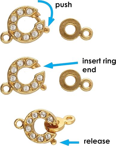 The Beadsmith Push Pull Slide Clasp – Elegant Elements – Silver Color – 1 Piece, 20 x 7mm for 3 Strand Designs – Component to Finish or Connect Bracelets, Necklaces and DIY Handmade Jewelry in Saudi Arabia
