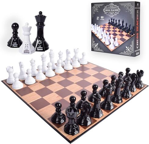 Elbow Room Games Chess Teacher Set - Educational Chess Board with Movement Indicators, Perfect for Beginners and All Skill Levels, Ideal for Family Game Nights and Learning Strategy in Saudi Arabia