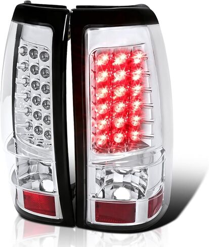 مصابيح خلفية LED بعدسات دخان من SPEC-D متوافقة مع 1999-2002 Chevy Silverado 1500/1500HD/2500/2500HD/3500، موديلات GMC Sierra، مجموعة زوج يسار + يمين in Saudi Arabia