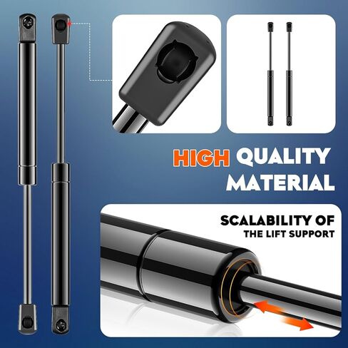 Generic Rear Hood Struts Shocks Lift Supports Gas Springs Fit for Dodge Challenger 2008-2018, for 6657 04589645AA 614054 Set of 2 in Saudi Arabia