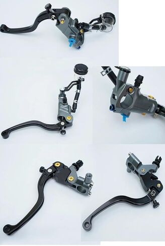 Motorbike Brake Levers for Tracer for 900GT for 700GT 22 Mm Handle 17.5 RCS 19 RCS Radial Mounting Brake Clutch Master Cylinder Perch Clutch Handlebar Clutch Brake Lever(Grey Cable Clutch) in Saudi Arabia