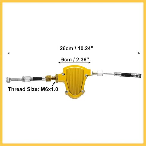 Universal CNC Aluminum Alloy Motorcycles Easy Stunt Pull Clutch Cable Lever Replacement for Economizer System Gold Tone Auto Replacement Parts in Saudi Arabia