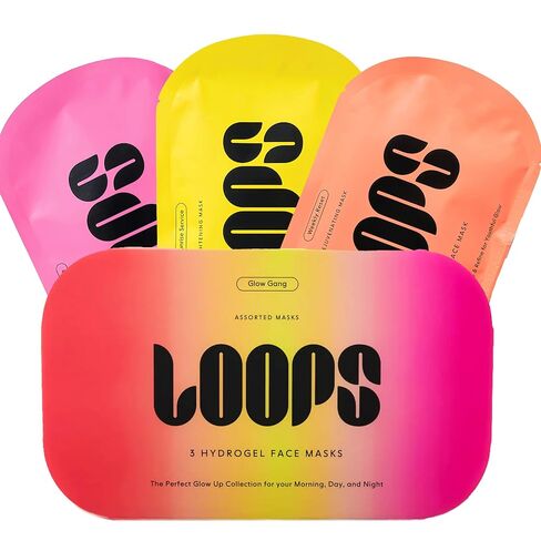 LOOPS Gang Mask Set – Weekly Reset for Rejuvenation, Double Take for Skin, Sunrise Service for – Hydrating and Pore Refining – Safe for Sensitive Skin - Gifts for Women, Stocking Stuffer in Saudi Arabia