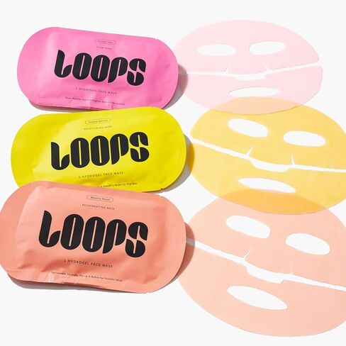 LOOPS Gang Mask Set – Weekly Reset for Rejuvenation, Double Take for Skin, Sunrise Service for – Hydrating and Pore Refining – Safe for Sensitive Skin - Gifts for Women, Stocking Stuffer in Saudi Arabia