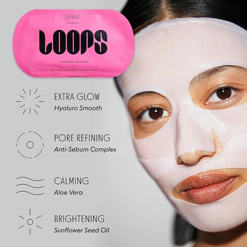 LOOPS Gang Mask Set – Weekly Reset for Rejuvenation, Double Take for Skin, Sunrise Service for – Hydrating and Pore Refining – Safe for Sensitive Skin - Gifts for Women, Stocking Stuffer in Saudi Arabia
