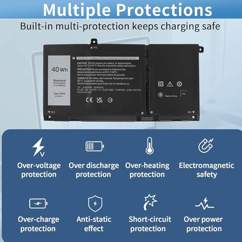 XCMRD 40WH Battery for Dell Inspiron 15 3000 Series Latitude 3440 3540 P28F 5000 3542 3537 3521 3543 3531 3541 3878 15R 5521 5537 14 3421 3441 3443 3437 14R 5421 5437 17 3721 3737 17R 5737 5721 Laptop in Kuwait