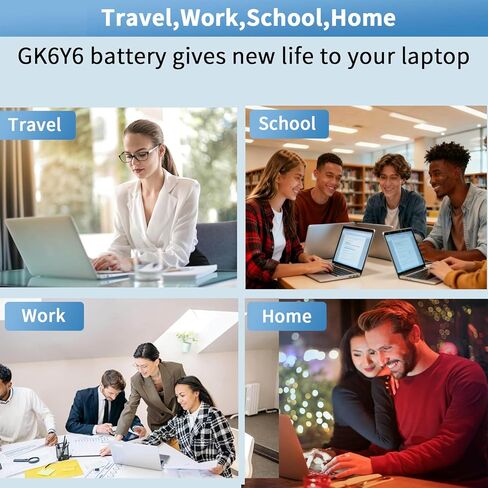 XCMRD 40WH Battery for Dell Inspiron 15 3000 Series Latitude 3440 3540 P28F 5000 3542 3537 3521 3543 3531 3541 3878 15R 5521 5537 14 3421 3441 3443 3437 14R 5421 5437 17 3721 3737 17R 5737 5721 Laptop in Kuwait