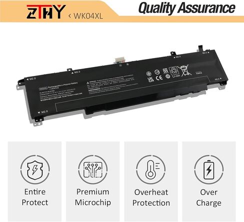 ZTHY TT03XL 933322-855 932824-421 Laptop Battery Replacement for HP EliteBook 755 G5 /850 G5 /850 G6, ZBook 15U G5 /15U G6 Series 932824-1C1 932824-2C1 HSTNN-LB8H HSTNN-DB8K 11.55V 56Wh 4850mAh in Kuwait