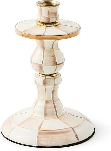 MACKENZIE-CHILDS Courtly Check Short Candlestick in Saudi Arabia