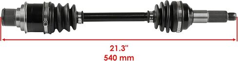 Caltric Front and Rear Left Right Complete Axles Compatible with Yamaha Grizzly 450 YFM450FG 4WD 2007 in Saudi Arabia