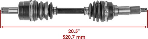 Caltric Front and Rear Left Right Complete Axles Compatible with Yamaha Grizzly 450 YFM450FG 4WD 2007 in Saudi Arabia