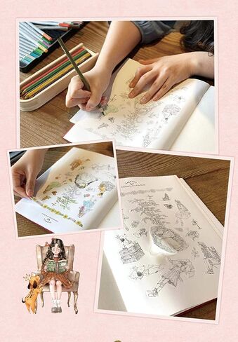 Gentle Line Art Coloring Book for Adults – 57 Curated Illustrations, New Edition in Saudi Arabia
