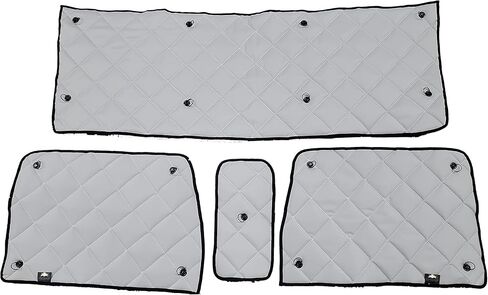 Insulated Blackout Window Covers by ZenEclipse® (1341 Series) Fits Peterbilt 388/389/386 All Years & 2005-2007 Peterbilt 379 Solid Door Windows(Includes Passenger Door Blind Spot Window Cover) in Saudi Arabia