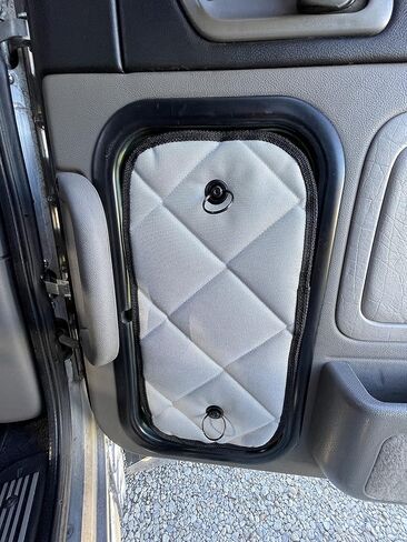 Insulated Blackout Window Covers by ZenEclipse® (1341 Series) Fits Peterbilt 388/389/386 All Years & 2005-2007 Peterbilt 379 Solid Door Windows(Includes Passenger Door Blind Spot Window Cover) in Saudi Arabia