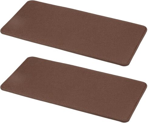 uxcell 2Pcs Felt Base Shaper, 12 x 6 Inch Rectangle Handbag Bottom Shaper Pad Bag Liner Board Insert Arc Corner for Purse Tote Crossbody Bag Backpack, Coffee in Saudi Arabia
