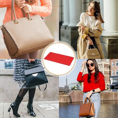 uxcell 2Pcs Felt Base Shaper, 12 x 6 Inch Rectangle Handbag Bottom Shaper Pad Bag Liner Board Insert Arc Corner for Purse Tote Crossbody Bag Backpack, Coffee in Saudi Arabia