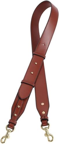 Detachable Belt Adjustable Purse Strap Purse Straps Replacement Crossbody Guitar Straps for Handbags Gold Clasp Red Brown in Saudi Arabia
