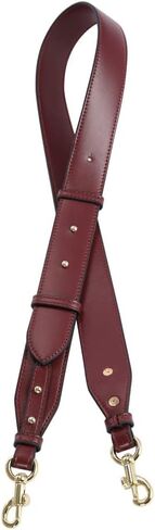 Detachable Belt Adjustable Purse Strap Purse Straps Replacement Crossbody Guitar Straps for Handbags Gold Clasp Red Brown in Saudi Arabia
