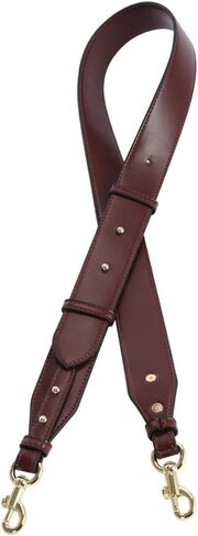 Detachable Belt Adjustable Purse Strap Purse Straps Replacement Crossbody Guitar Straps for Handbags Gold Clasp Red Brown in Saudi Arabia