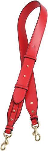 Detachable Belt Adjustable Purse Strap Purse Straps Replacement Crossbody Guitar Straps for Handbags Gold Clasp Red Brown in Saudi Arabia