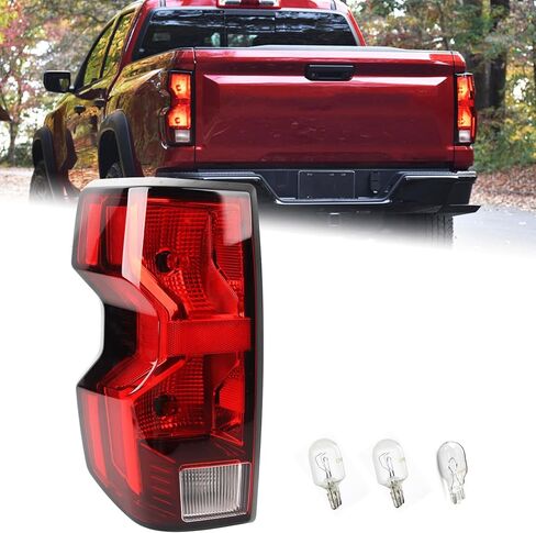 LH Halogen Type Tail Light Assembly Fit for 2023 2024 2025 Chevy Colorado LT/Trail Boss/Work Truck Rear Lamp Incandescent Chevrolet Rear Light Left Driver Side With Bulbs 85651742 GM2800325 in Saudi Arabia