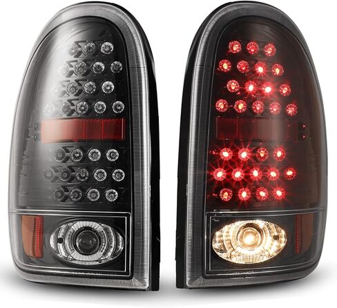 Tail Lights LED compatible for Chrysler Town Country 1996 1997 1998 1999 2000 Rear Lamps Assembly Driver Passenger Replacement Set Clear in Saudi Arabia