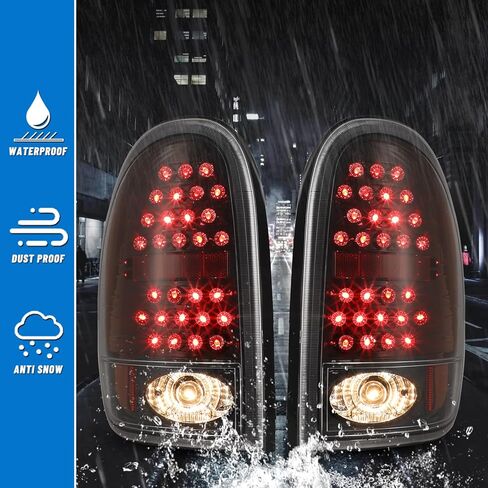 Tail Lights LED compatible for Chrysler Town Country 1996 1997 1998 1999 2000 Rear Lamps Assembly Driver Passenger Replacement Set Clear in Saudi Arabia