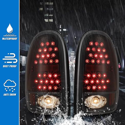 أضواء خلفية LED متوافقة مع كرايسلر تاون كونتري 1996 1997 1998 1999 2000 مجموعة المصابيح الخلفية للسائق مجموعة استبدال الركاب الدخان in Saudi Arabia