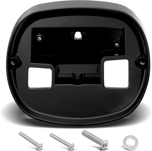Benlari Tail Light Base Plate Replacement [Part# 68296-99A] Brake Light Bracket Baseplate Mount Fit for Sportster Dyna Road King Electra Glide Heritage Softail Fat Boy 2000-later (Black) in Saudi Arabia