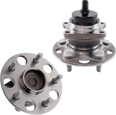 Detroit Axle - 2 Rear Wheel Bearing and Hubs Assembly with ABS & 5-Lug for Toyota Camry 18-24, RAV4 19-20, Avalon 19-22, C-HR 20, Lexus ES300h 19-23, ES350 19-23 in Saudi Arabia