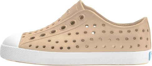 Native Shoes Jefferson (Little Big Kid) Sneaker, Flax Tan/Shell White, 11 US Unisex in Kuwait