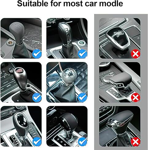 Gear Shift Hoodie, Universal Car Shift Knob Cover, Fashionable Gear Shifts Knob Cover, Automotive Interior Cute Gadgets (Black) in Saudi Arabia
