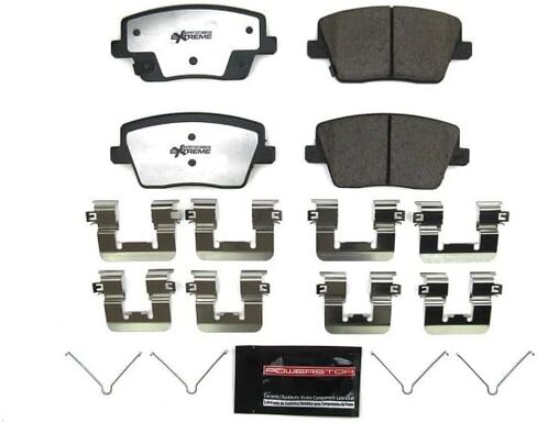Power Stop Rear Z26-2212 Carbon-Fiber Ceramic Brake Pads Z26 Street Performance For Hyundai Veloster N 2019-2022 [Model Specific] in Saudi Arabia