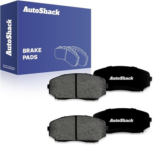 مجموعة وسادات الفرامل الأمامية من السيراميك من AutoShack لاستبدال 2007-2015 Ford Edge 2019-2025 Mazda CX-5 2007-2023 Mazda CX-9 4-PC in Saudi Arabia