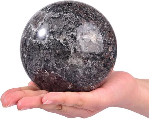 Large Rose Quartz Crystal Sphere Natural Pink Healing Crystal Ball with Stand Meditation Decorative Balls Home Decor 100-110mm/3.9-4.3" in Kuwait