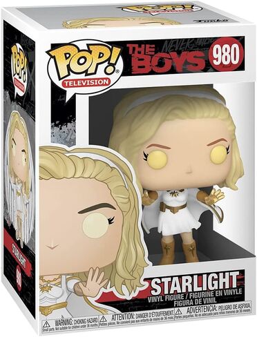 POP TV: The Boys - Starlight Funko Pop! Vinyl Figure (Bundled with Compatible Pop Box Protector Case), 3.75 inches in Saudi Arabia
