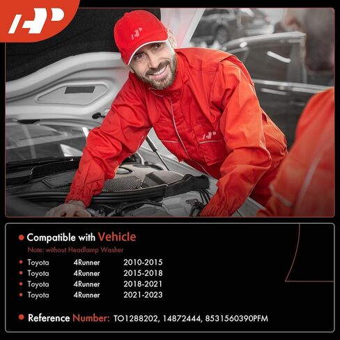 A-Premium Windshield Washer Reservoir Compatible with Select Toyota Models - 4Runner 2010-2023, with (Washer Pump/Filler Neck/Cap/Hose/Bracket) in Saudi Arabia