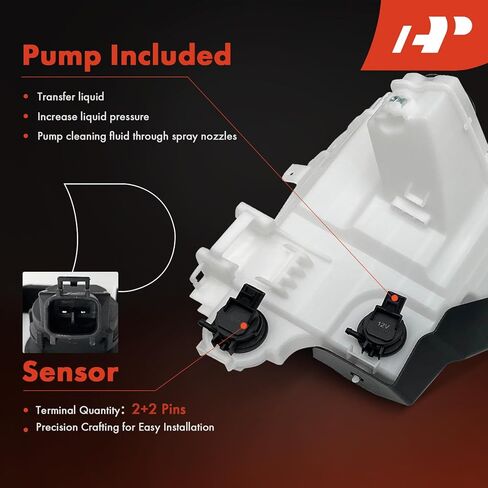 A-Premium Windshield Washer Reservoir Compatible with Select Toyota Models - 4Runner 2010-2023, with (Washer Pump/Filler Neck/Cap/Hose/Bracket) in Saudi Arabia