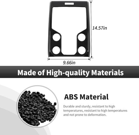 CheroCar for F-150 Carbon Fiber Interior Center Console Dash Panel Cover Trim Compatible with Ford F150 Raptor 2013 2014 Interior Accessories in Saudi Arabia