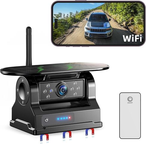 eRapta Reverse Camera 3.0 License Plate Backup Camera HD 149° Wide Rear View IP69K Waterproof IR Night Vision Easy Mount DIY Grid for Cars Trucks Pickups SUV RV Van Jeep ERT11 in Saudi Arabia