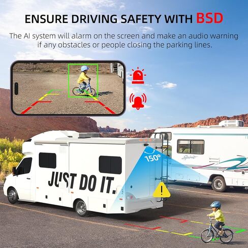 eRapta Reverse Camera 3.0 License Plate Backup Camera HD 149° Wide Rear View IP69K Waterproof IR Night Vision Easy Mount DIY Grid for Cars Trucks Pickups SUV RV Van Jeep ERT11 in Saudi Arabia