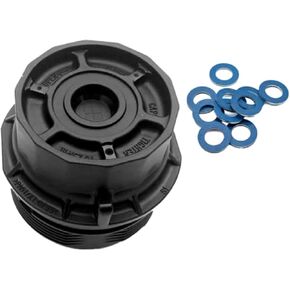 مجموعة غطاء مبيت فلتر الزيت DIINGO 15620-37010 15620-0T010 مع 10 قطع 90430-12031 بديل تصريف قابس الزيت لسيارة Toyota Corolla Prius V Matrix Prius Plug-In Scion iM Scion xD Lexus CT200H in Kuwait