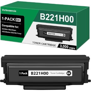 خرطوشة حبر سوداء B221H00 مع شريحة متوافقة مع طابعات سلسلة Lexmark B2236dw MB2236adw MB2236adwe MB2236i (عبوة واحدة، 3000 صفحة) in Kuwait