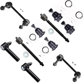 SCITOO 10pcs Front Suspension Kit Inner Outer Tie Rod End Sway Bar Link Lower Upper Ball Joint Fit 2005-2015 For Toyota For Tacoma 4WD/RWD 2016-2018 For Toyota For Tacoma ALL Models in Saudi Arabia