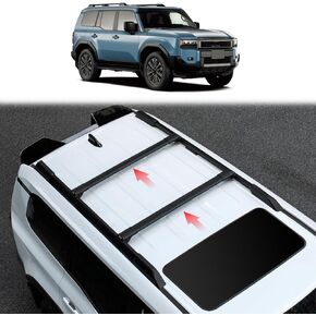 Luggage Rack Cross Rail for 2024 2025 Toyota Land Cruiser 250 1958 Prado Lc250 Aluminum Alloy Roof Rack Trunk Rack External Modification 2025 Land Cruiser Accessories in Kuwait