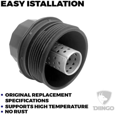 مجموعة غطاء مبيت فلتر الزيت DIINGO 15620-37010 15620-0T010 مع 10 قطع 90430-12031 بديل تصريف قابس الزيت لسيارة Toyota Corolla Prius V Matrix Prius Plug-In Scion iM Scion xD Lexus CT200H in Kuwait